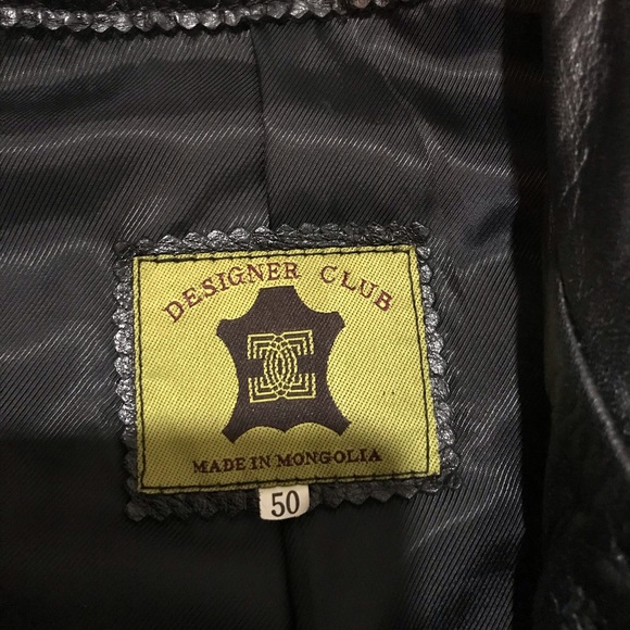 Genuine leather jacket for Man - Picture 5 of 5